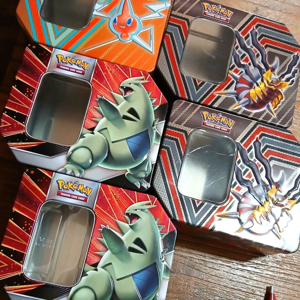 Pokemon Card Tins with Legendary Art